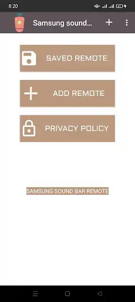 Play Samsung sound bar remote  and enjoy Samsung sound bar remote with UptoPlay