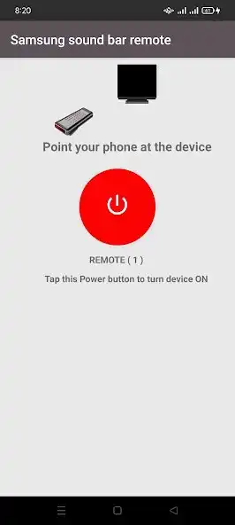 Play Samsung sound bar remote as an online game Samsung sound bar remote with UptoPlay