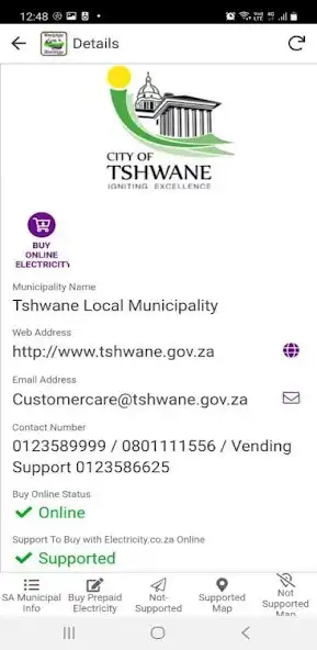 Play SA Municipal Electricity Info as an online game SA Municipal Electricity Info with UptoPlay