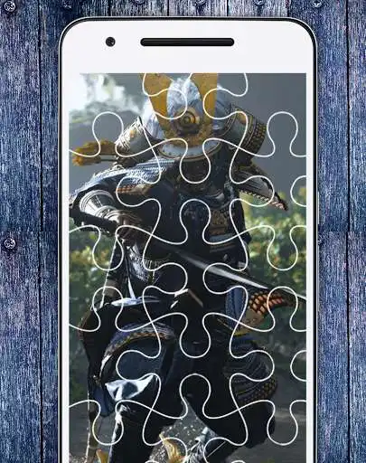 Play Samurai Puzzle Games Jigsaw Warrior as an online game Samurai Puzzle Games Jigsaw Warrior with UptoPlay