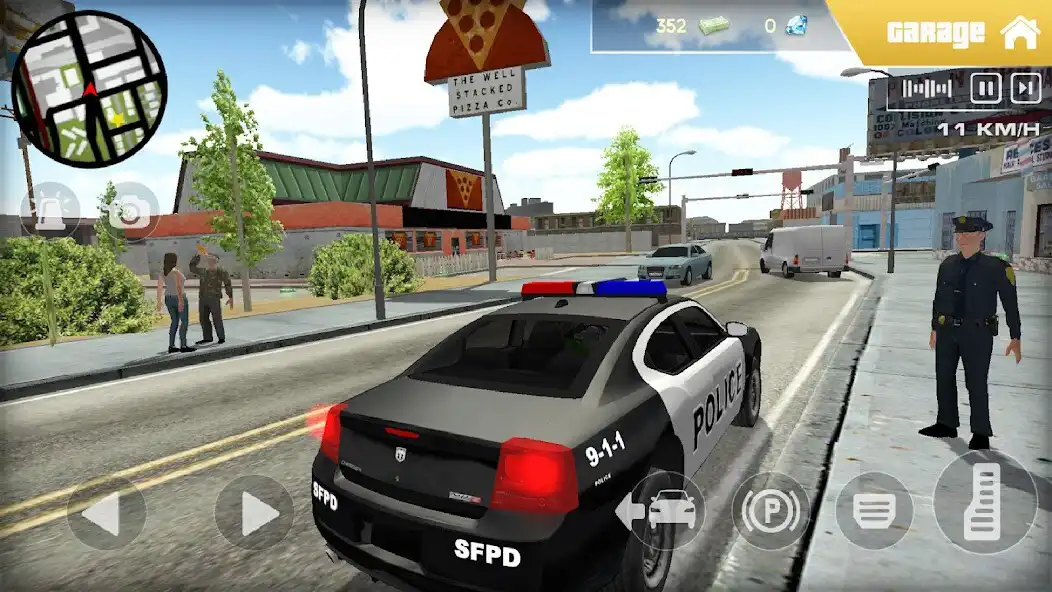 Play San Andreas City - Police Car as an online game San Andreas City - Police Car with UptoPlay