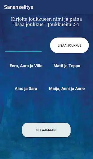 Play Sanaselitys  and enjoy Sanaselitys with UptoPlay