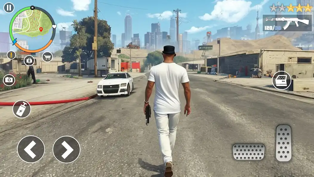 Play San Crime: Gangs Andreas City as an online game San Crime: Gangs Andreas City with UptoPlay