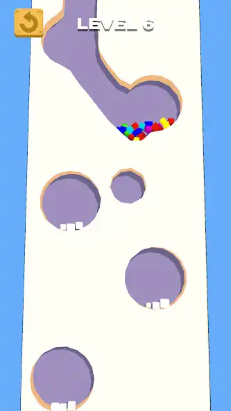 Play Sand Balls Falling as an online game Sand Balls Falling with UptoPlay