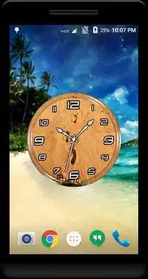 Play Sand Clock Live Wallpaper
