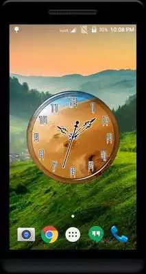 Play Sand Clock Live Wallpaper