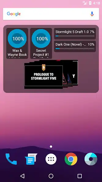 Play Sanderson Progress Widget as an online game Sanderson Progress Widget with UptoPlay