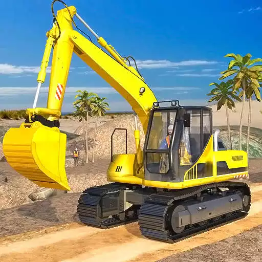Play Sand Excavator Crane Simulator:Heavy Construction APK