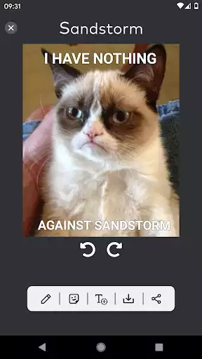 Play Sandstorm: Meme Maker as an online game Sandstorm: Meme Maker with UptoPlay