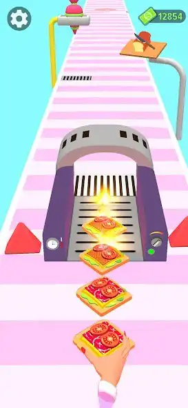 Play Sandwich Run Race: Runner Game as an online game Sandwich Run Race: Runner Game with UptoPlay