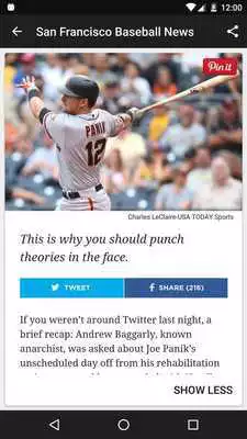 Play San Francisco Baseball News