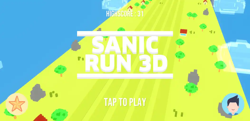 Play Sanic Run 3D  and enjoy Sanic Run 3D with UptoPlay