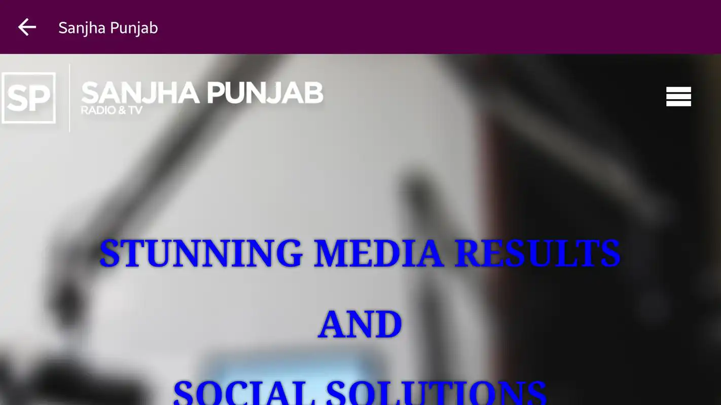 Play Sanjha Punjab Radio Live TV Play Sanjha Punjab Radio Live TV