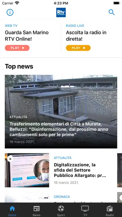 Play San Marino RTV  and enjoy San Marino RTV with UptoPlay