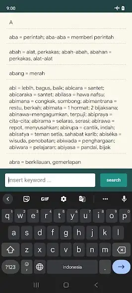 Play Sanskrit-Indonesian Dictionary as an online game Sanskrit-Indonesian Dictionary with UptoPlay