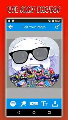 Play Sans Stickers, Online Photo Editor