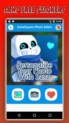 Play Sans Stickers, Online Photo Editor