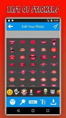 Play Sans Stickers, Online Photo Editor