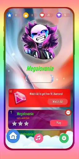 Play Sans Undertale songs - Piano tiles Game  and enjoy Sans Undertale songs - Piano tiles Game with UptoPlay