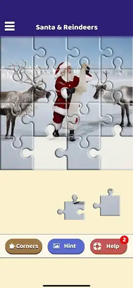 Play Santa and the Reindeers Puzzle as an online game online Santa and the Reindeers Puzzle with UptoPlay Play Santa and the Reindeers Puzzle as an online game Santa and the Reindeers Puzzle with UptoPlay