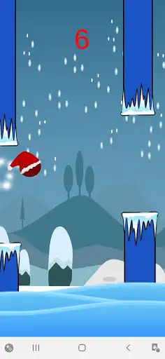 Play Santa Ball : The Flappy Adventures as an online game Santa Ball : The Flappy Adventures with UptoPlay