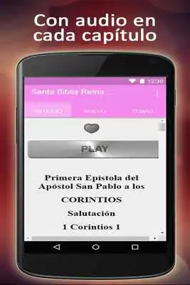 Play Santa Biblia Reina Valera para la mujer con audio