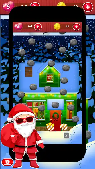 Play Santa Bubble Crush as an online game Santa Bubble Crush with UptoPlay