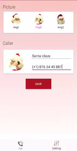 Play Santa call : fake call from Santa Claus as an online game Santa call : fake call from Santa Claus with UptoPlay