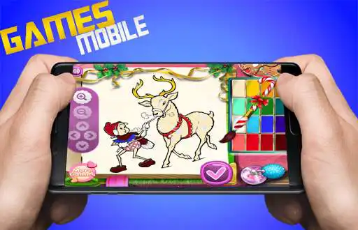 Play Santa Christmas Coloring games kids as an online game online Santa Christmas Coloring games kids with UptoPlay com.wizzgames.santachristmascoloring Play Santa Christmas Coloring games kids as an online game Santa Christmas Coloring games kids with UptoPlay