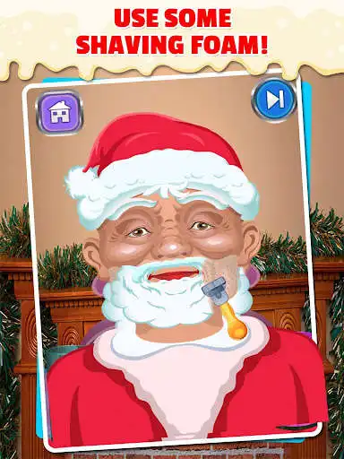 Play Santa Claus Shaving Salon as an online game Santa Claus Shaving Salon with UptoPlay