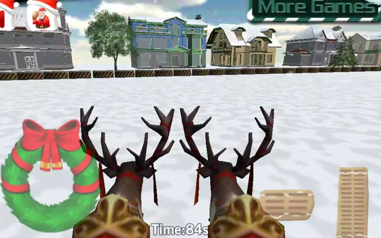 Play Santa Claus Sleigh Parking 3D