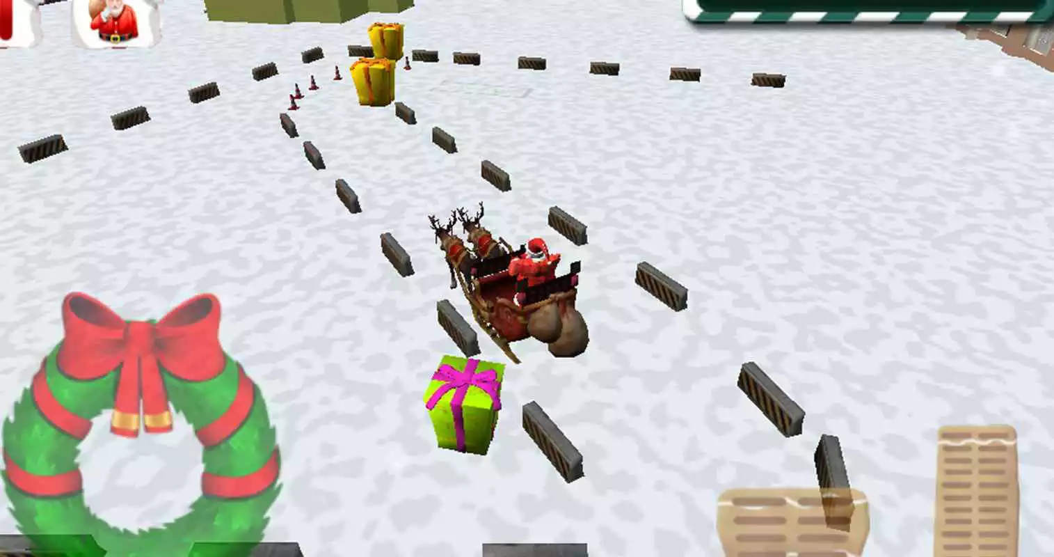 Play Santa Claus Sleigh Parking 3D