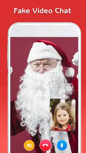 Play Santa Claus Video Calling & Chat Simulator as an online game Santa Claus Video Calling & Chat Simulator with UptoPlay