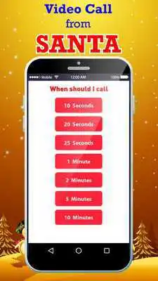 Play Santa Claus Video Live Call