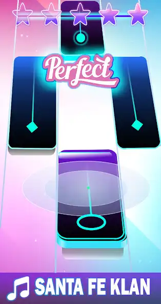 Play Santa Fe Klan PianoTiles as an online game Santa Fe Klan PianoTiles with UptoPlay