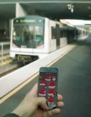 Play Santa Hats Sticker