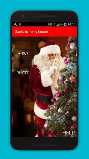 Play Santa is in my house