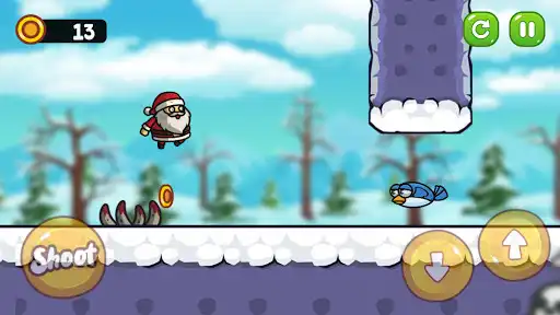 Play Santa Jumper Adventure as an online game Santa Jumper Adventure with UptoPlay