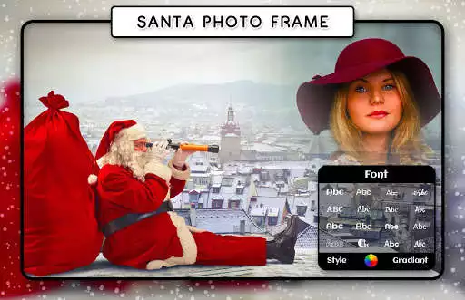 Play Santa Photo Frames - Santa claus Photo Frames as an online game Santa Photo Frames - Santa claus Photo Frames with UptoPlay