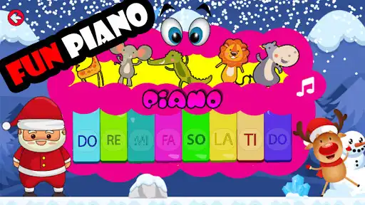Play santa piano and santa run game 2020 as an online game santa piano and santa run game 2020 with UptoPlay