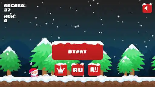 Play Santa Pixel Run  and enjoy Santa Pixel Run with UptoPlay