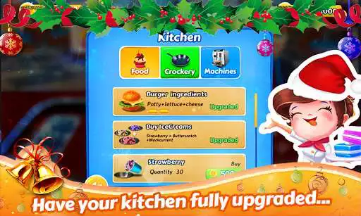 Play Santa Restaurant Cooking Game as an online game Santa Restaurant Cooking Game with UptoPlay