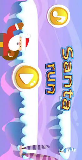 Play Santa Run 2020 as an online game Santa Run 2020 with UptoPlay