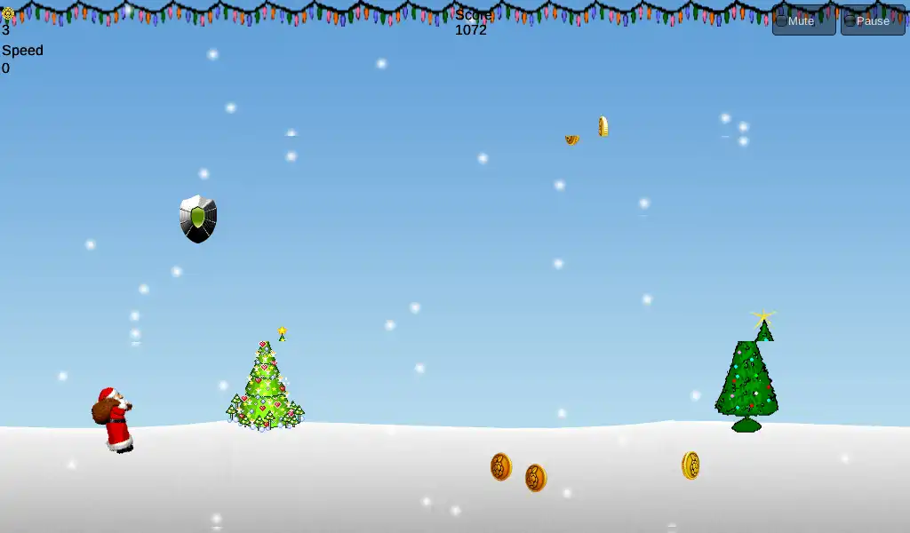 Play Santa Run Christmas Adventure