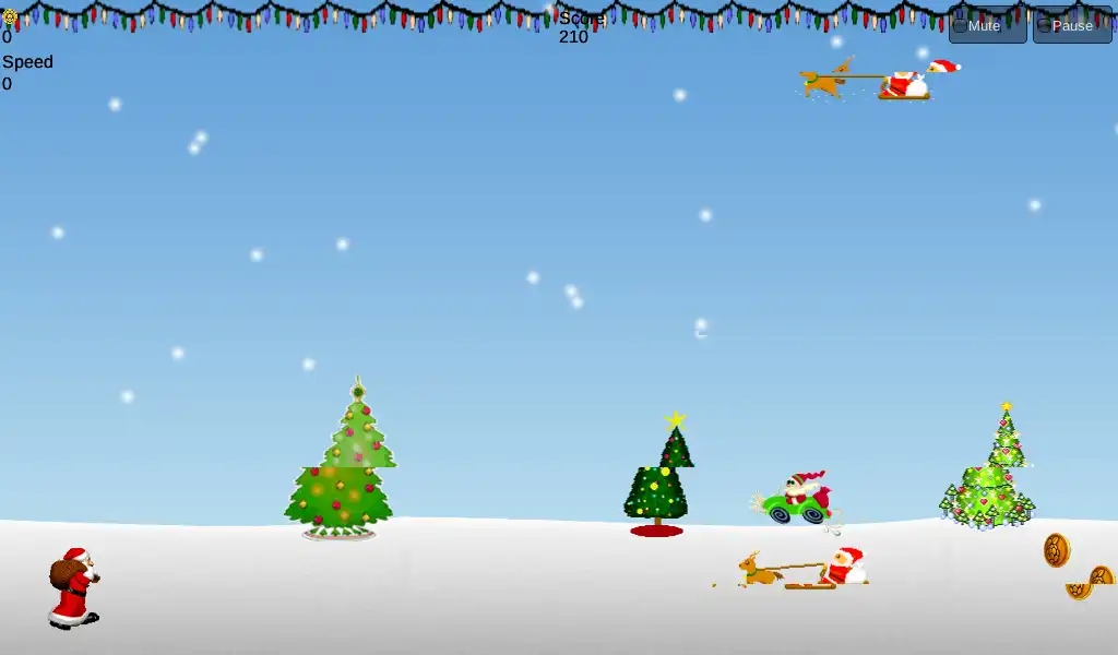 Play Santa Run Christmas Adventure