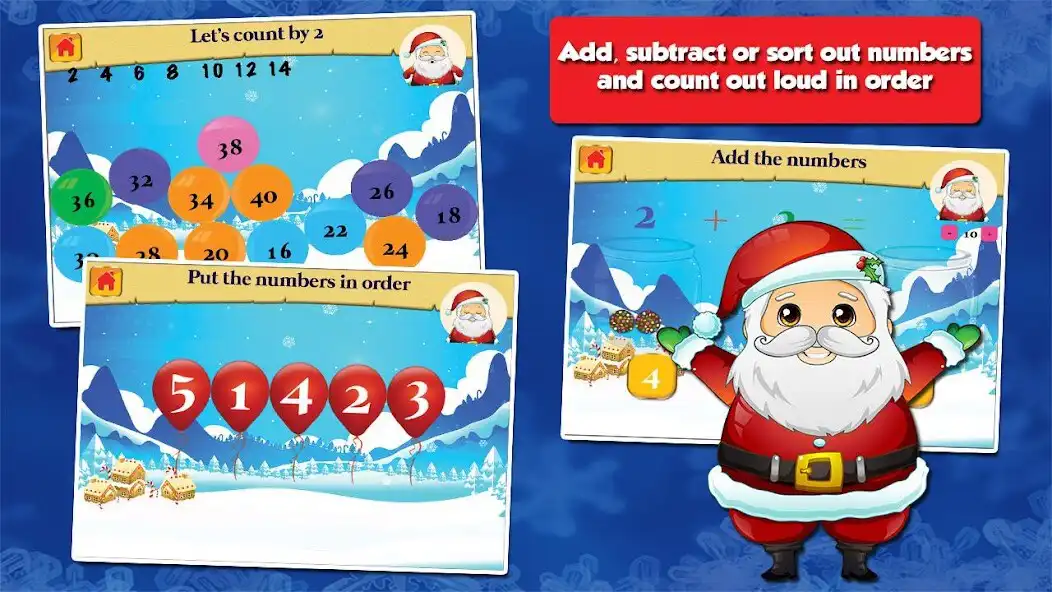 Play Santas Holiday Edu Games as an online game online Santas Holiday Edu Games with UptoPlay Play Santas Holiday Edu Games as an online game Santas Holiday Edu Games with UptoPlay