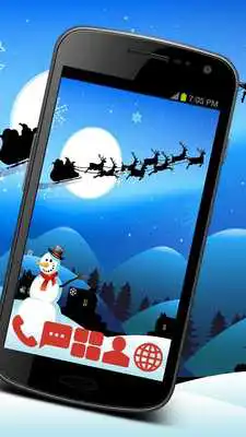 Play Santa Snowman Launcher Theme