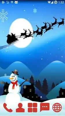 Play Santa Snowman Launcher Theme
