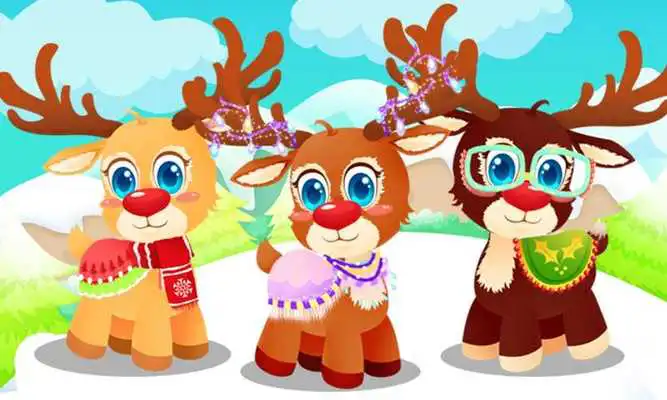 Play Santas Reindeer Dress Up