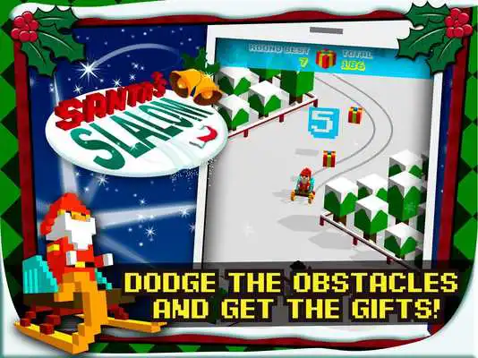 Play Santas Slalom